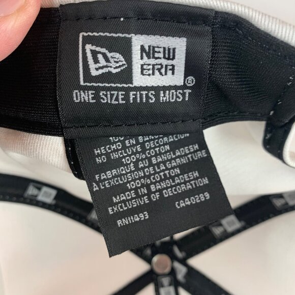 Boston Red Sox MLB White New Era The Golfer Snapback Hat New - Picture 5 of 6